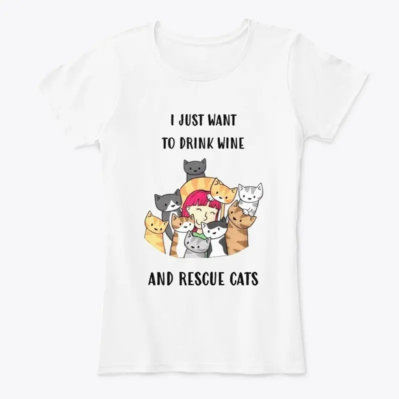 Drink wine, rescue cats!