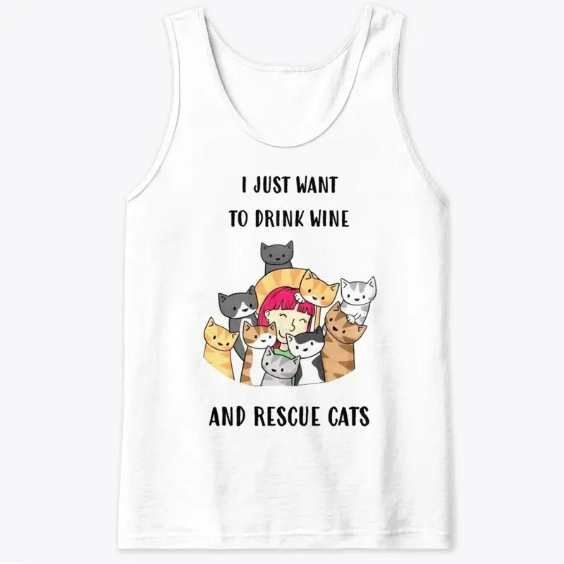 Drink wine, rescue cats!