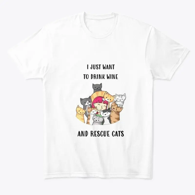 Drink wine, rescue cats!